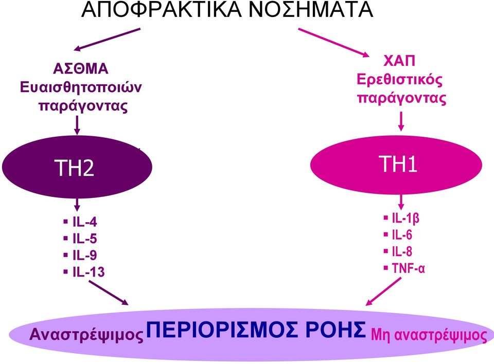 Μαστοκύτταρα IL-4 IL-5 IL-9 IL-13 CD8+ T-λεμφοκύτταρα Μακροφάγα