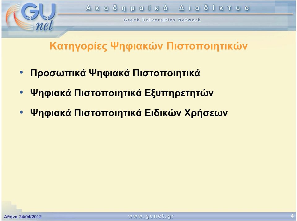 Πιστοποιητικά Εξυπηρετητών Ψηφιακά