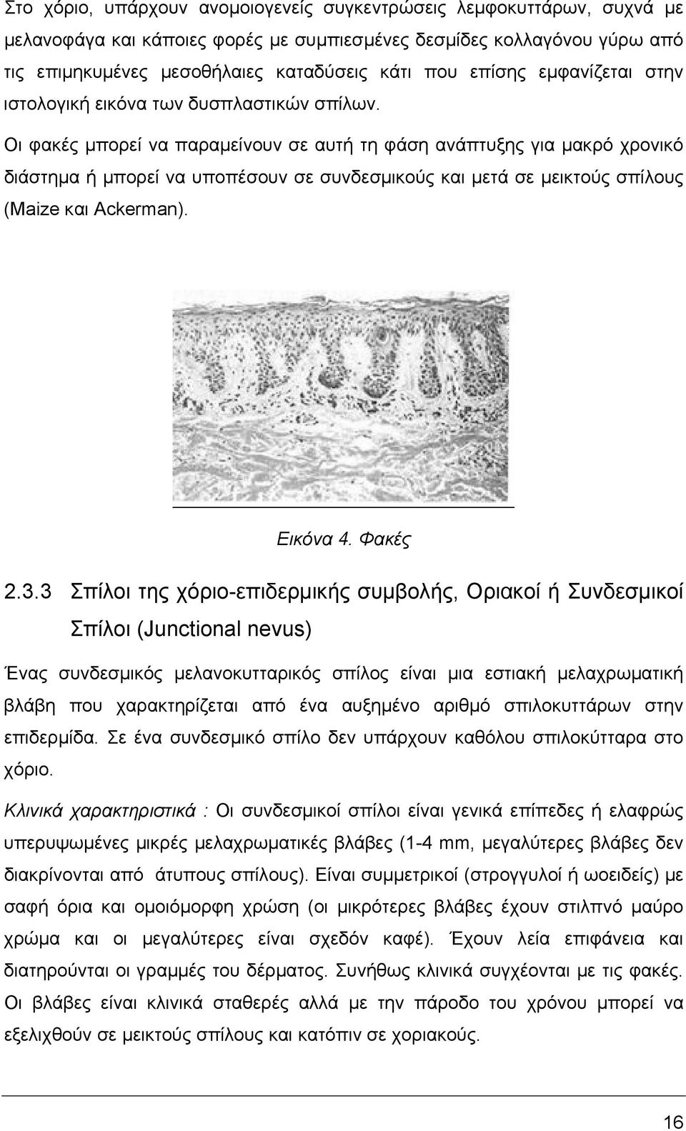 Οι φακές µπορεί να παραµείνουν σε αυτή τη φάση ανάπτυξης για µακρό χρονικό διάστηµα ή µπορεί να υποπέσουν σε συνδεσµικούς και µετά σε µεικτούς σπίλους (Maize και Ackerman). Εικόνα 4. Φακές 2.3.