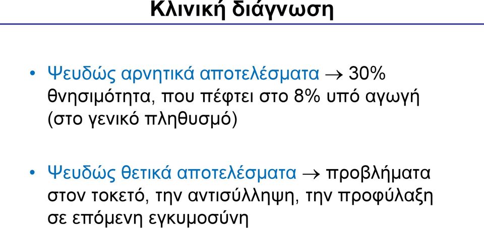 πιεζπζκό) Φεπδώο ζεηηθά απνηειέζκαηα πξνβιήκαηα ζηνλ