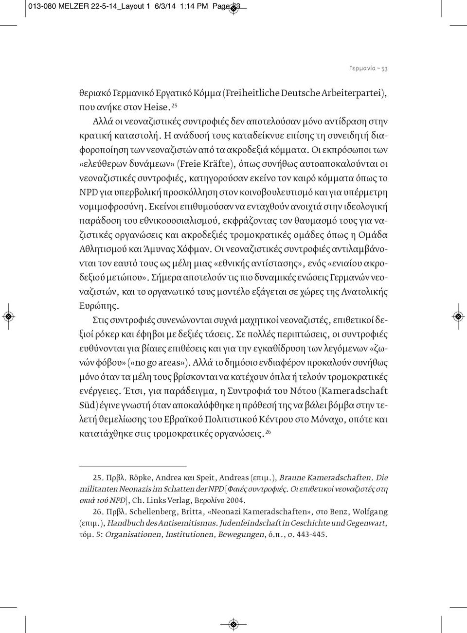 Οι εκπρόσωποι των «ελεύθερων δυνάμεων» (Freie Kräfte), όπως συνήθως αυτοαποκαλούνται οι νεοναζιστικές συντροφιές, κατηγορούσαν εκείνο τον καιρό κόμματα όπως το NPD για υπερβολική προσκόλληση στον