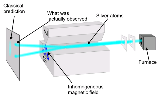 Το πείραμα Stern-Gerlach Κλασική πρόβλεψη Πειραματική παρατήρηση Άτομα αργύρου Σε μη ομογενές πεδίο τα άτομα με μαγνητική διπολική ροπή δέχονται δύναμη: S Ανομοιογενές μαγνητικό πεδίο εκπομπός