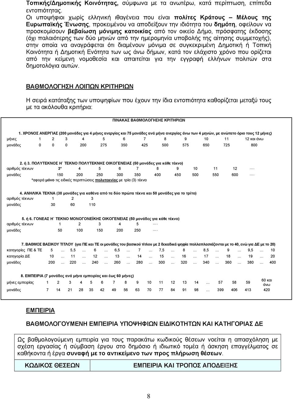 από τον οικείο Δήμο, πρόσφατης έκδοσης (όχι παλαιότερης των δύο μηνών από την ημερομηνία υποβολής της αίτησης συμμετοχής), στην οποία να αναγράφεται ότι διαμένουν μόνιμα σε συγκεκριμένη Δημοτική ή