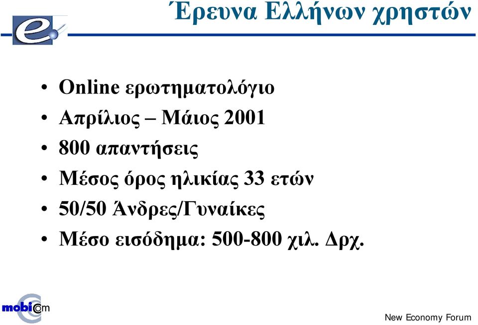 απαντήσεις Μέσος όρος ηλικίας 33 ετών