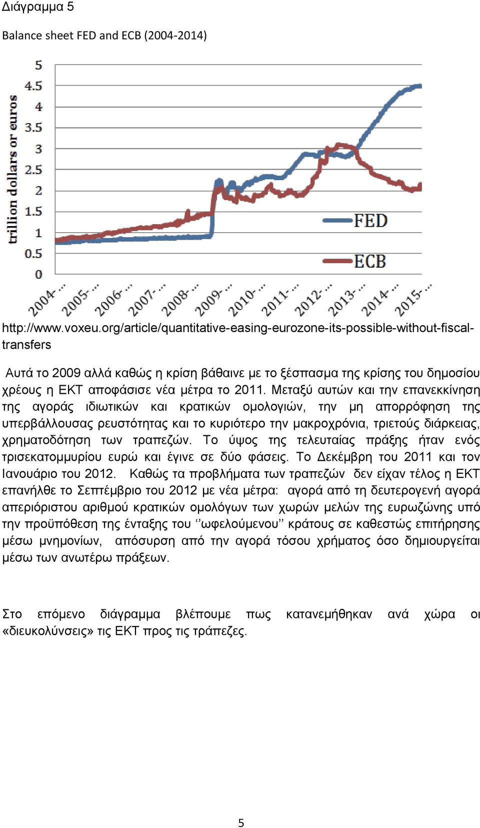 Μεταξύ αυτών και την επανεκκίνηση της αγοράς ιδιωτικών και κρατικών ομολογιών, την μη απορρόφηση της υπερβάλλουσας ρευστότητας και το κυριότερο την μακροχρόνια, τριετούς διάρκειας, χρηματοδότηση των