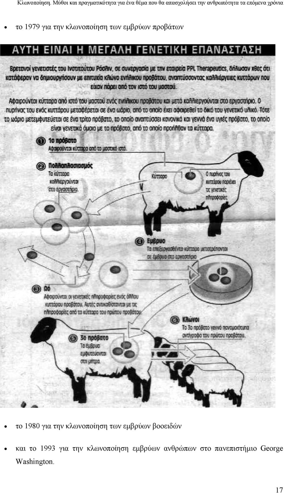 εµβρύων βοοειδών και το 1993 για την