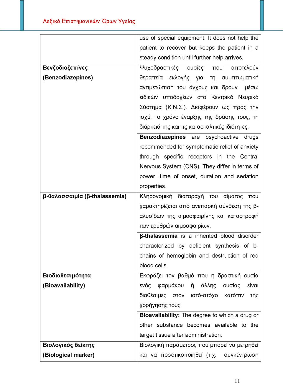 Ψυχοδραστικές ουσίες που αποτελούν θεραπεία εκλογής για τη συμπτωματική αντιμετώπιση του άγχους και δρουν μέσω ειδικών υποδοχέων στο Κεντρικό Νευρικό Σύστημα (Κ.Ν.Σ.).