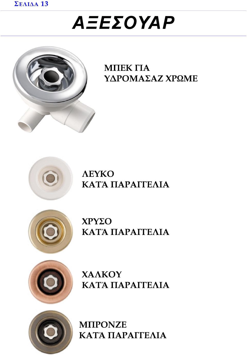ΠΑΡΑΓΓΕΛΙΑ ΧΡΥΣΟ ΚΑΤΆ ΠΑΡΑΓΓΕΛΙΑ
