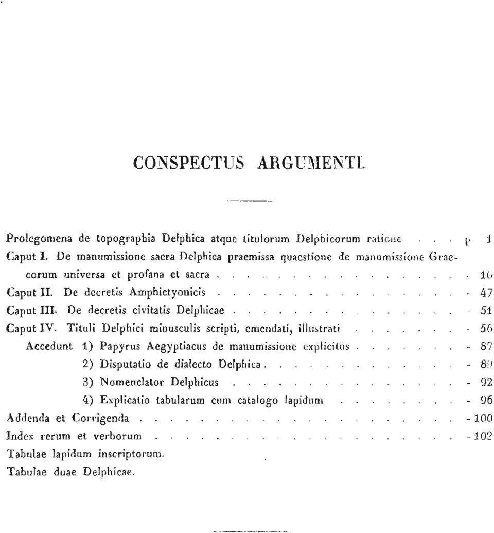 De decretis civitatis Delphicae - 51 Caput IV.