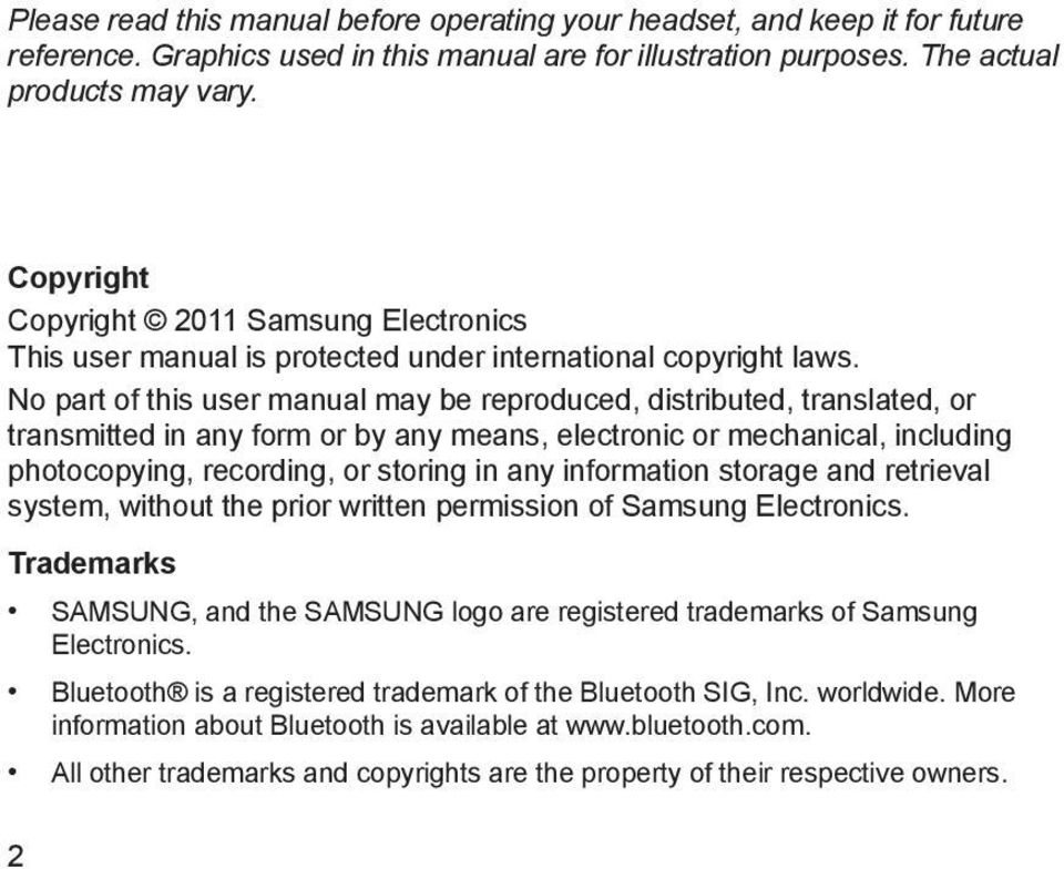 No part of this user manual may be reproduced, distributed, translated, or transmitted in any form or by any means, electronic or mechanical, including photocopying, recording, or storing in any