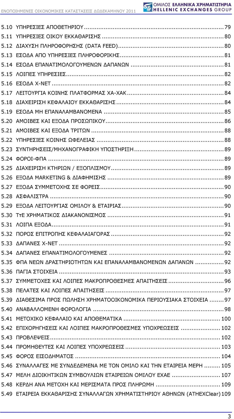 20 ΑΜΟΙΒΕΣ ΚΑΙ ΕΞΟΔΑ ΠΡΟΣΩΠΙΚΟΥ... 86 5.21 ΑΜΟΙΒΕΣ ΚΑΙ ΕΞΟΔΑ ΤΡΙΤΩΝ... 88 5.22 ΥΠΗΡΕΣΙΕΣ ΚΟΙΝΗΣ ΩΦΕΛΕΙΑΣ... 88 5.23 ΣΥΝΤΗΡΗΣΕΙΣ/ΜΗΧΑΝΟΓΡΑΦΙΚΗ ΥΠΟΣΤΗΡΙΞΗ... 89 5.24 ΦΟΡΟΙ-ΦΠΑ... 89 5.25 ΔΙΑΧΕΙΡΙΣΗ ΚΤΗΡΙΩΝ / ΕΞΟΠΛΙΣΜΟΥ.