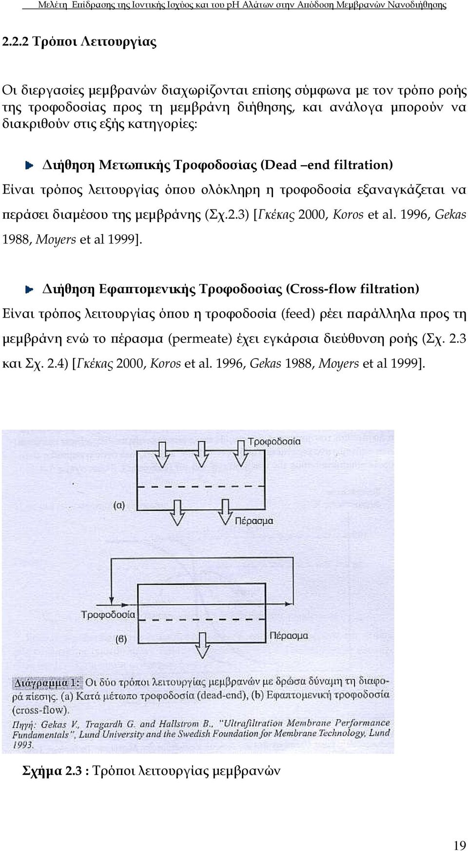 3) [Γκέκας 2000, Koros et al. 1996, Gekas 1988, Moyers et al 1999].