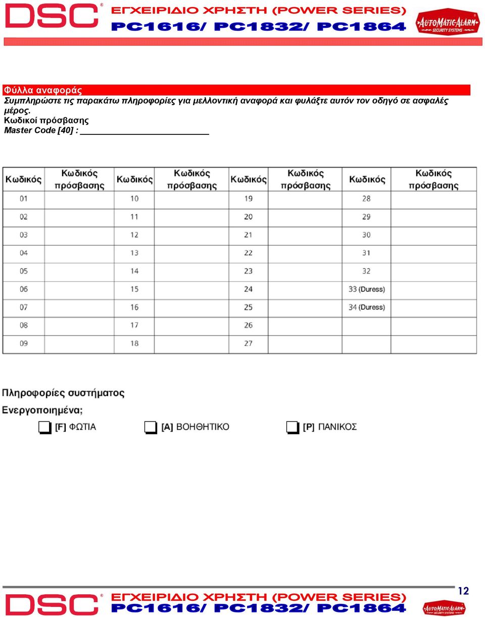 φυλάξτε αυτόν τον οδηγό σε ασφαλές