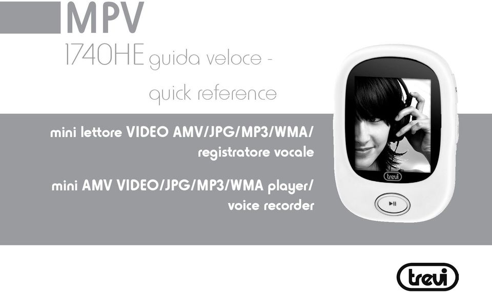 AMV/JPG/MP3/WMA/ registratore vocale