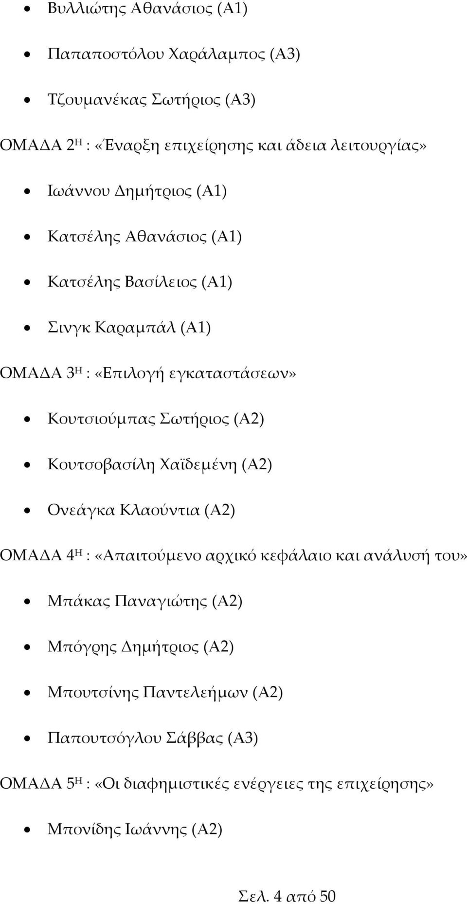 Κουτσοβασίλη Χαϊδεμένη (Α2) Ονεάγκα Κλαούντια (Α2) ΟΜΑΔΑ 4 Η : «Απαιτούμενο αρχικό κεφάλαιο και ανάλυσή του» Μπάκας Παναγιώτης (Α2) Μπόγρης