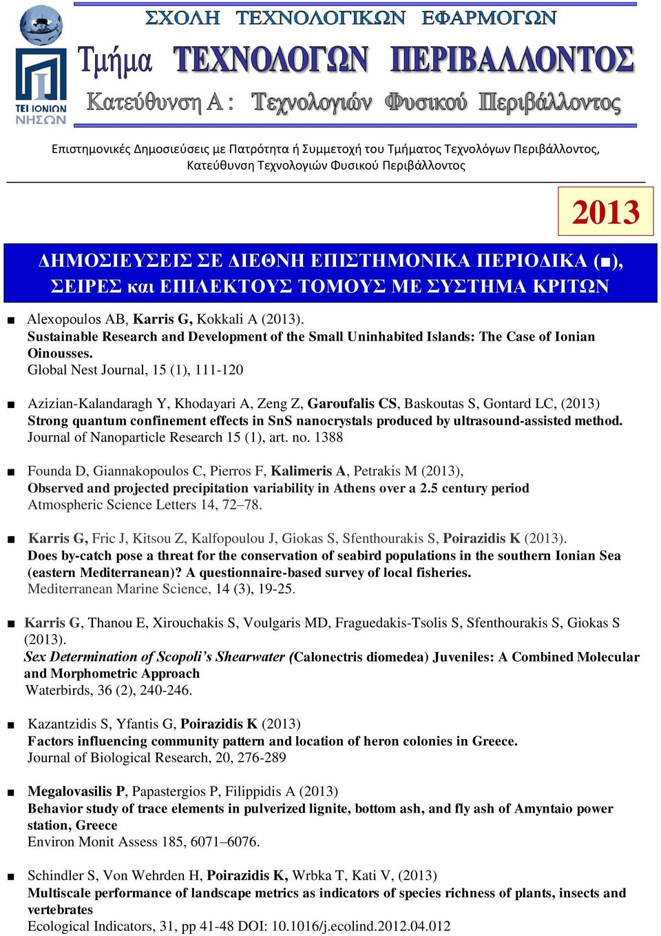 ultrasound-assisted method. Journal of Nanoparticle Research 15 (1), art. no.