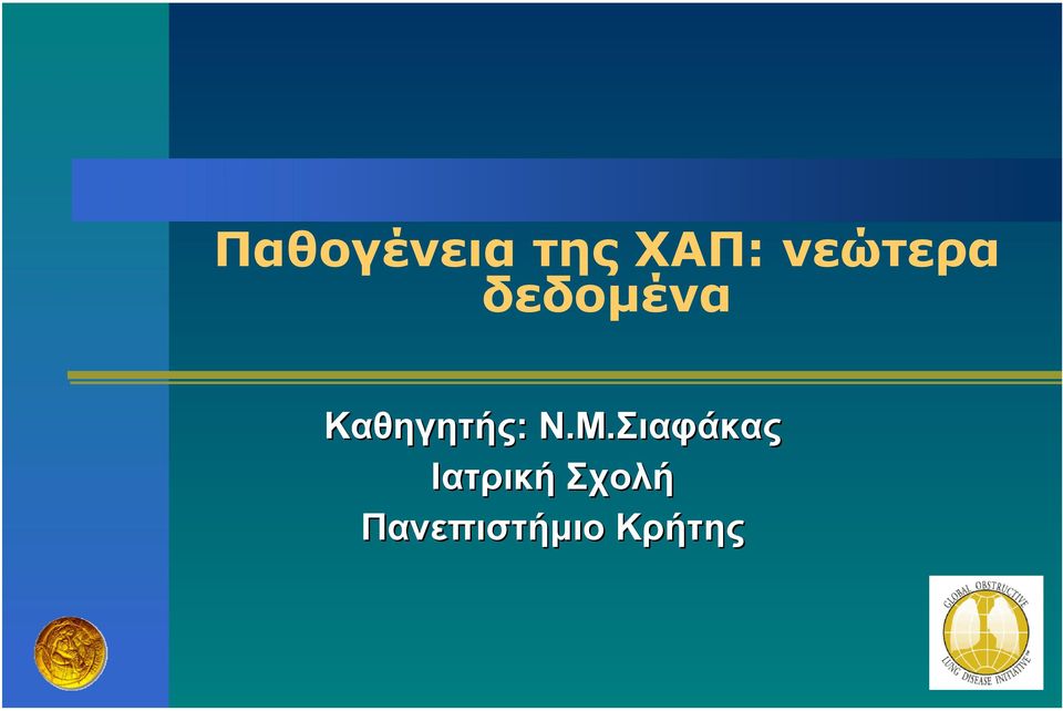 Καθηγητής: : N.M.