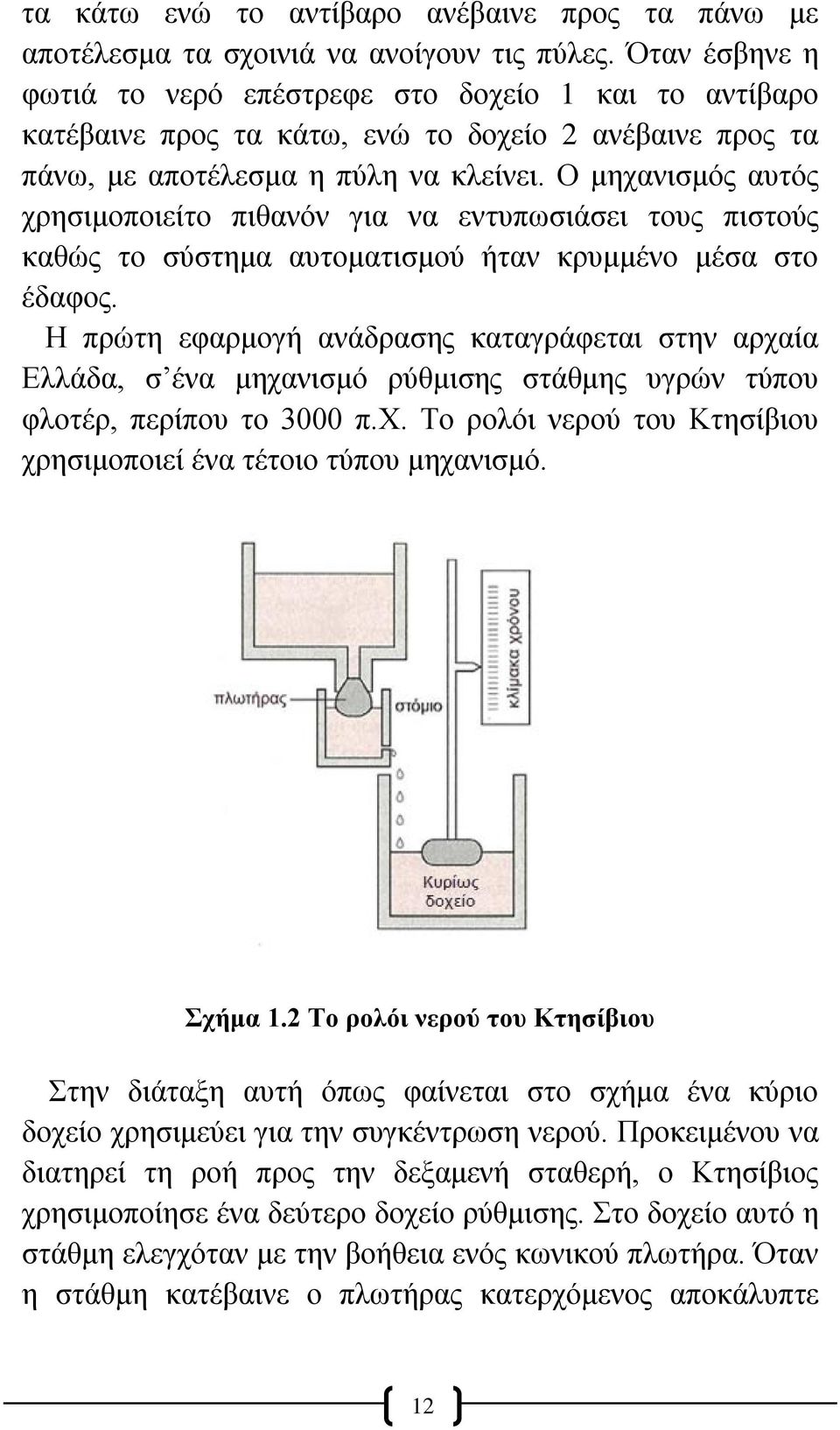 Ο μηχανισμός αυτός χρησιμοποιείτο πιθανόν για να εντυπωσιάσει τους πιστούς καθώς το σύστημα αυτοματισμού ήταν κρυμμένο μέσα στο έδαφος.