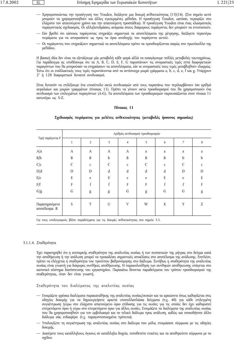 Οι αλληλεπιδράσεις ανάµεσα στους διάφορους παράγοντες δεν µπορούν να εντοπιστούν.