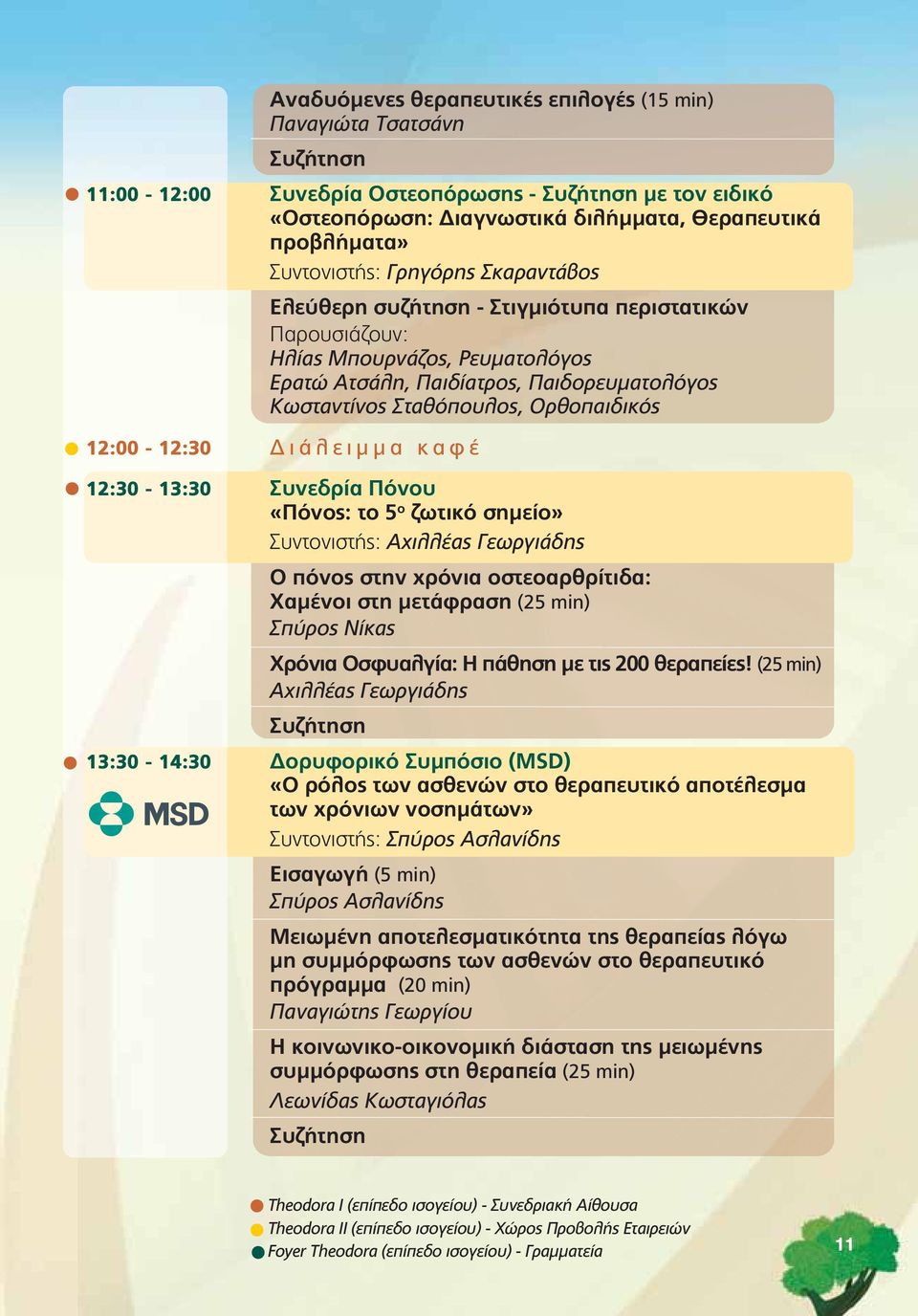 Ορθοπαιδικός 12:00-12:30 Διάλειμμα καφέ 12:30-13:30 Συνεδρία Πόνου «Πόνος: το 5 ο ζωτικό σημείο» Συντονιστής: Αχιλλέας Γεωργιάδης Ο πόνος στην χρόνια οστεοαρθρίτιδα: Χαμένοι στη μετάφραση (25 min)