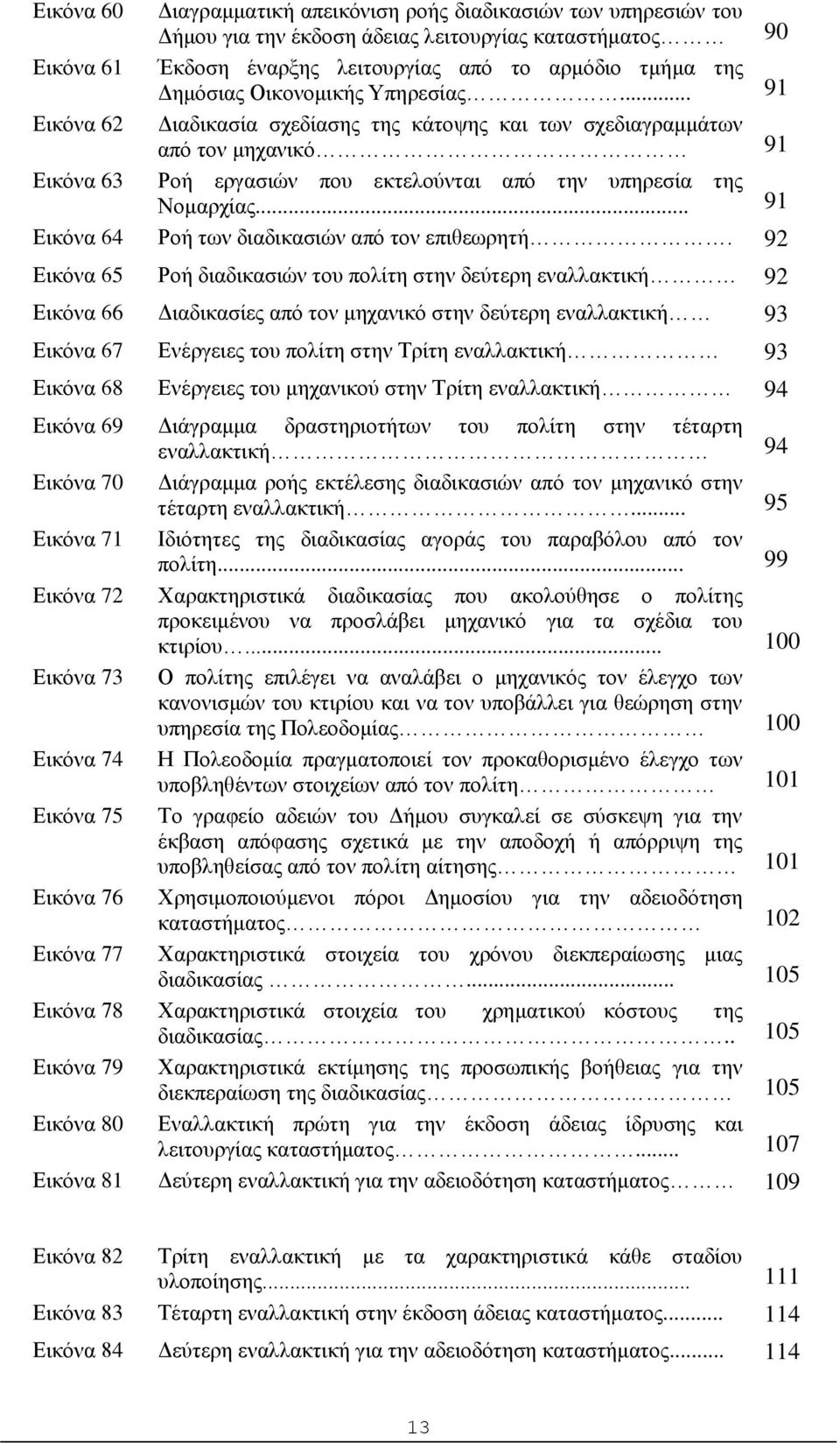 .. 91 Εικόνα 64 Ροή των διαδικασιών από τον επιθεωρητή.