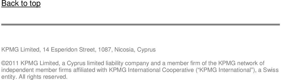 KPMG network of independent member firms affiliated with KPMG