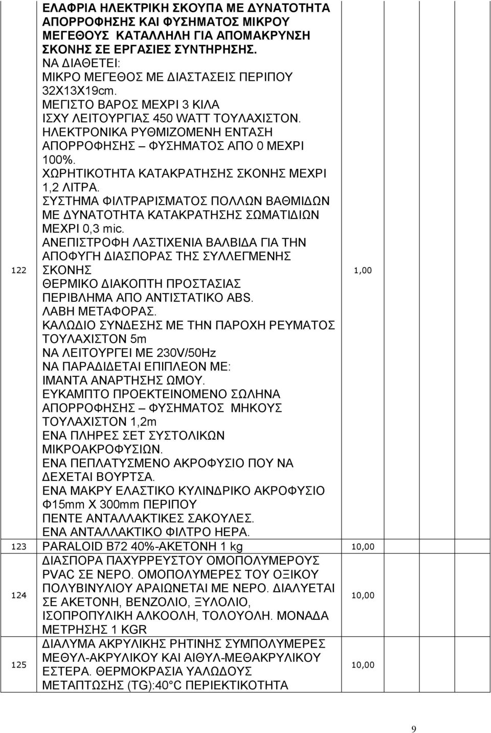 ΣΥΣΤΗΜΑ ΦΙΛΤΡΑΡΙΣΜΑΤΟΣ ΠΟΛΛΩΝ ΒΑΘΜΙ ΩΝ ΜΕ ΥΝΑΤΟΤΗΤΑ ΚΑΤΑΚΡΑΤΗΣΗΣ ΣΩΜΑΤΙ ΙΩΝ ΜΕΧΡΙ 0,3 mic.