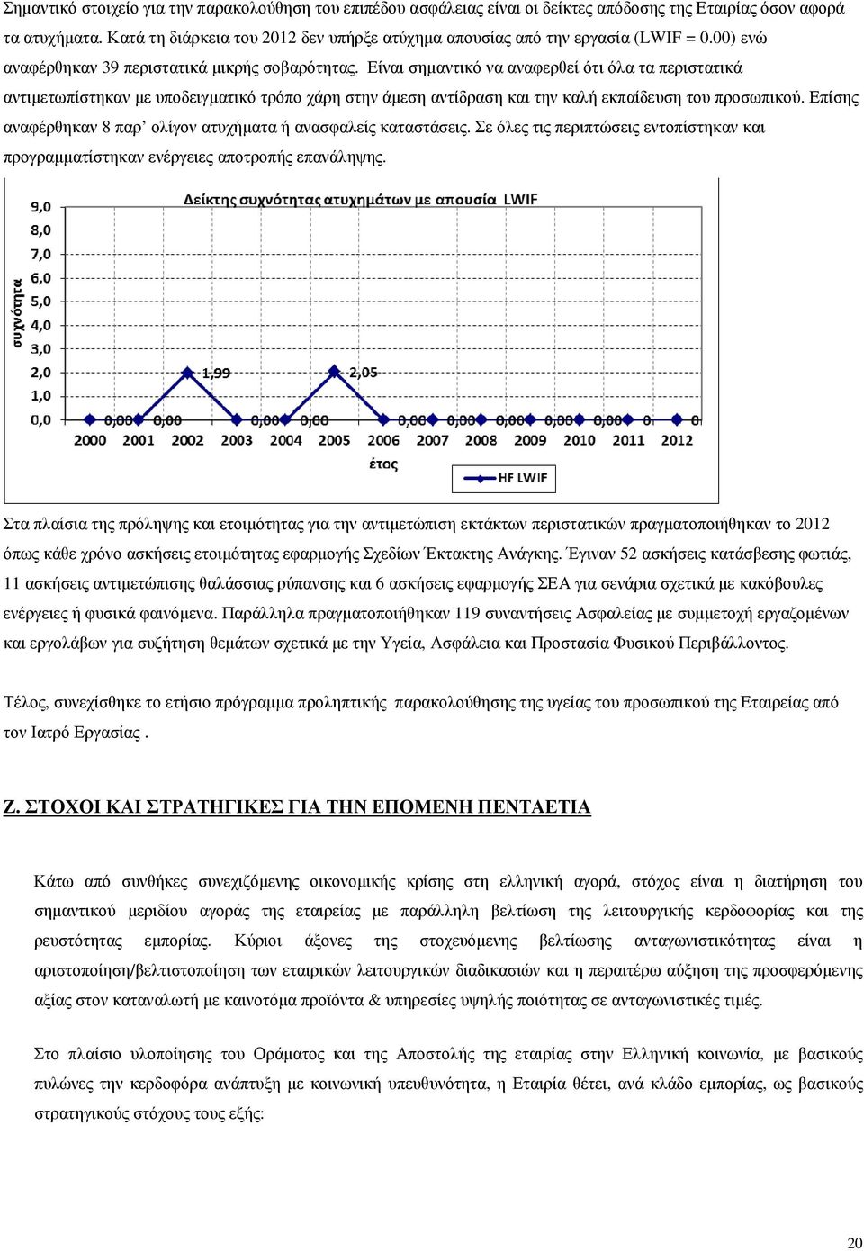 Είναι σηµαντικό να αναφερθεί ότι όλα τα περιστατικά αντιµετωπίστηκαν µε υποδειγµατικό τρόπο χάρη στην άµεση αντίδραση και την καλή εκπαίδευση του προσωπικού.