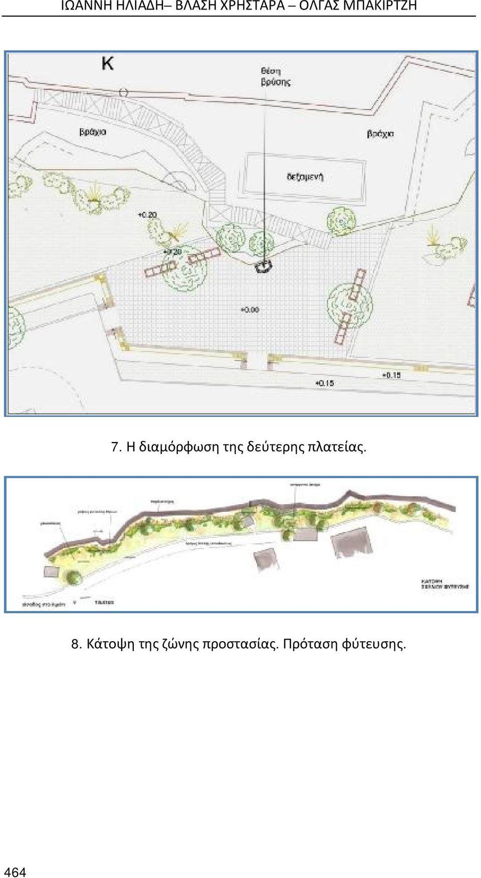 Η διαμόρφωση της δεύτερης πλατείας.