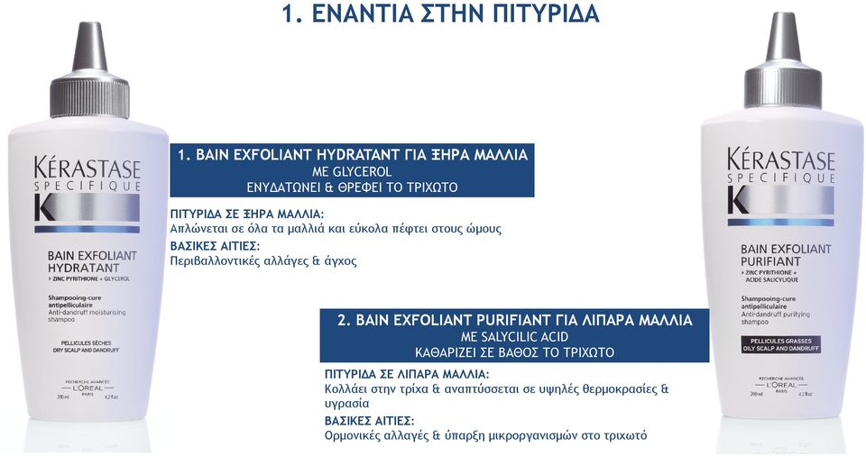 όλα τα μαλλιά και εύκολα πέφτει στους ώμους ΒΑΣΙΚΕΣ ΑΙΤΙΕΣ: Περιβαλλοντικές αλλάγες & άγχος 2.