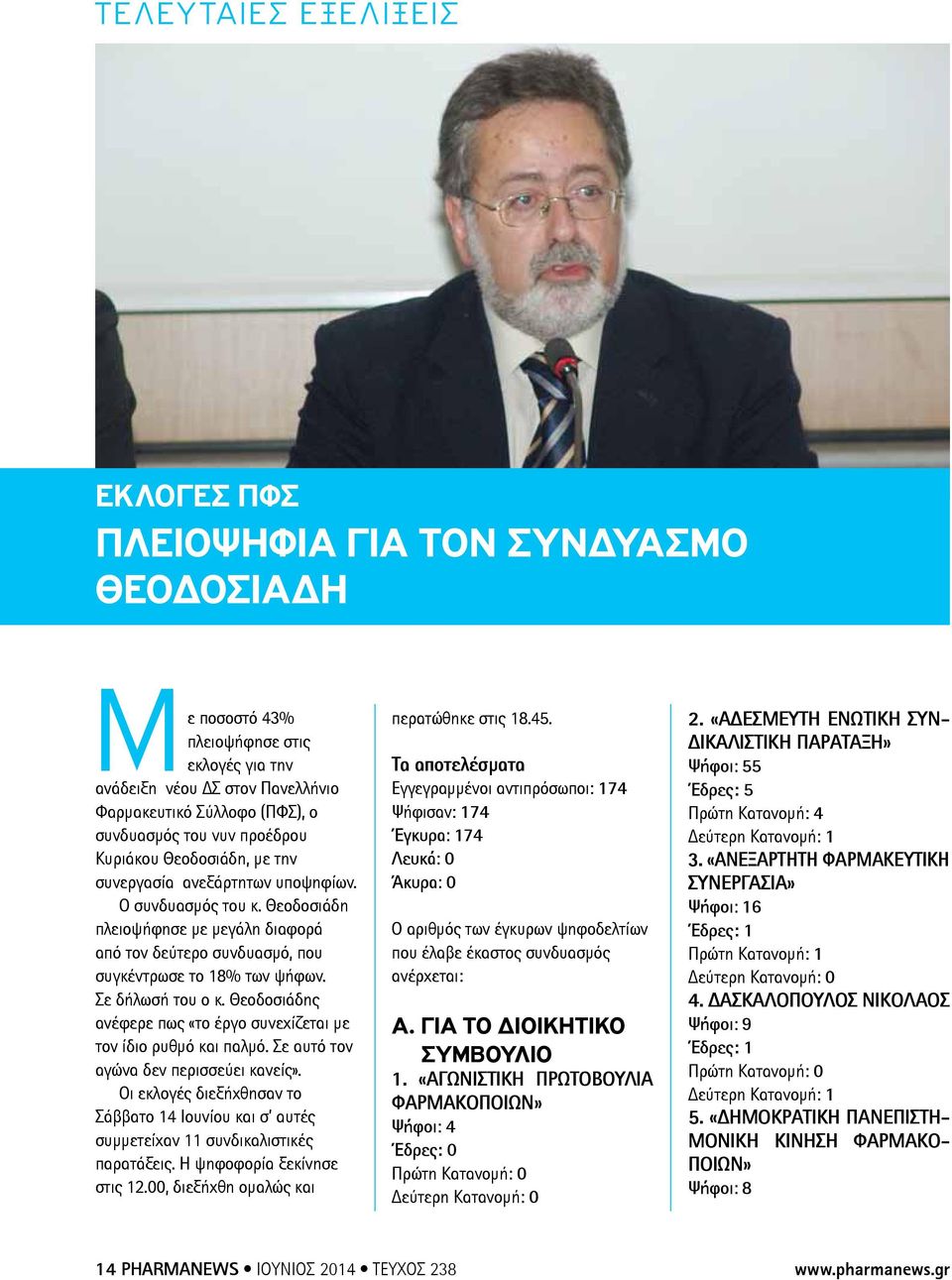 Σε δήλωσή του ο κ. Θεοδοσιάδης ανέφερε πως «το έργο συνεχίζεται με τον ίδιο ρυθμό και παλμό. Σε αυτό τον αγώνα δεν περισσεύει κανείς».