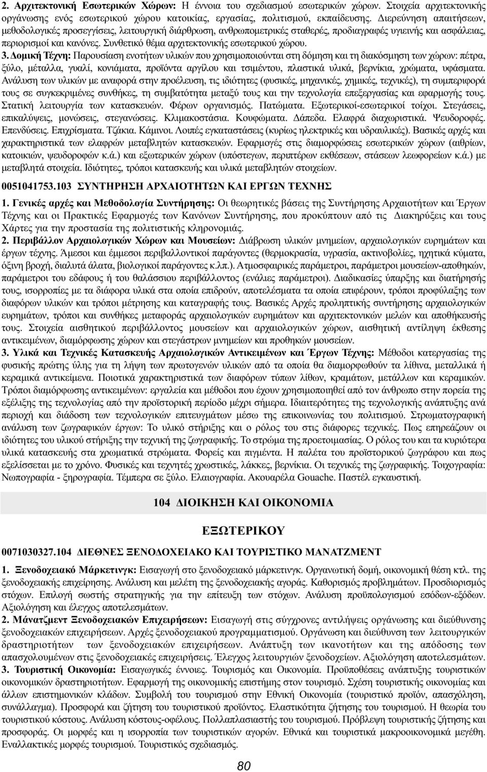 Συνθετικό θέμα αρχιτεκτονικής εσωτερικού χώρου. 3.