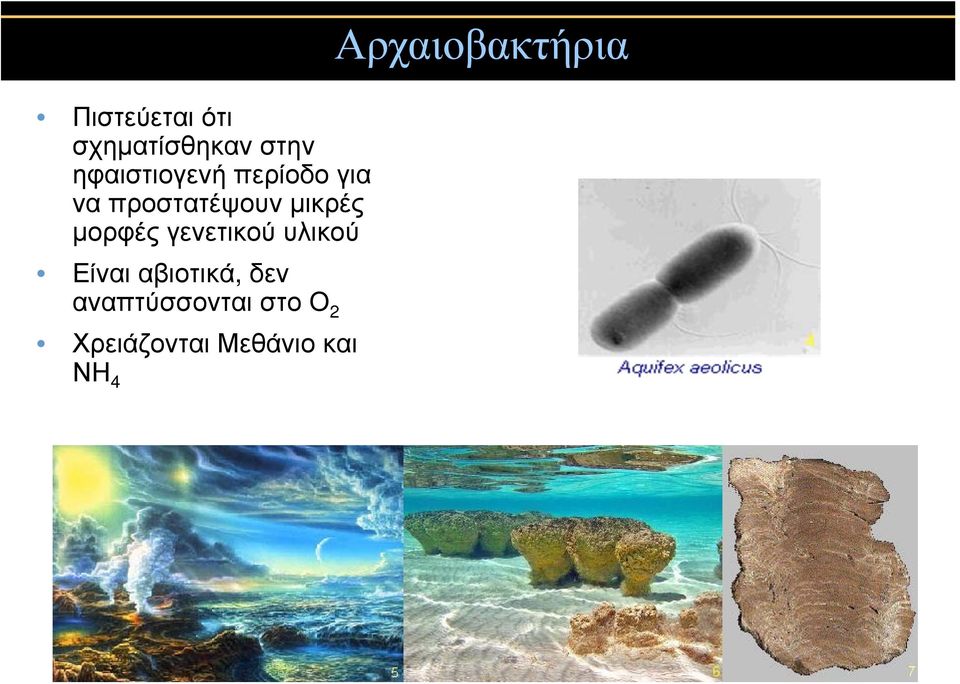 γενετικού υλικού Είναι αβιοτικά, δεν