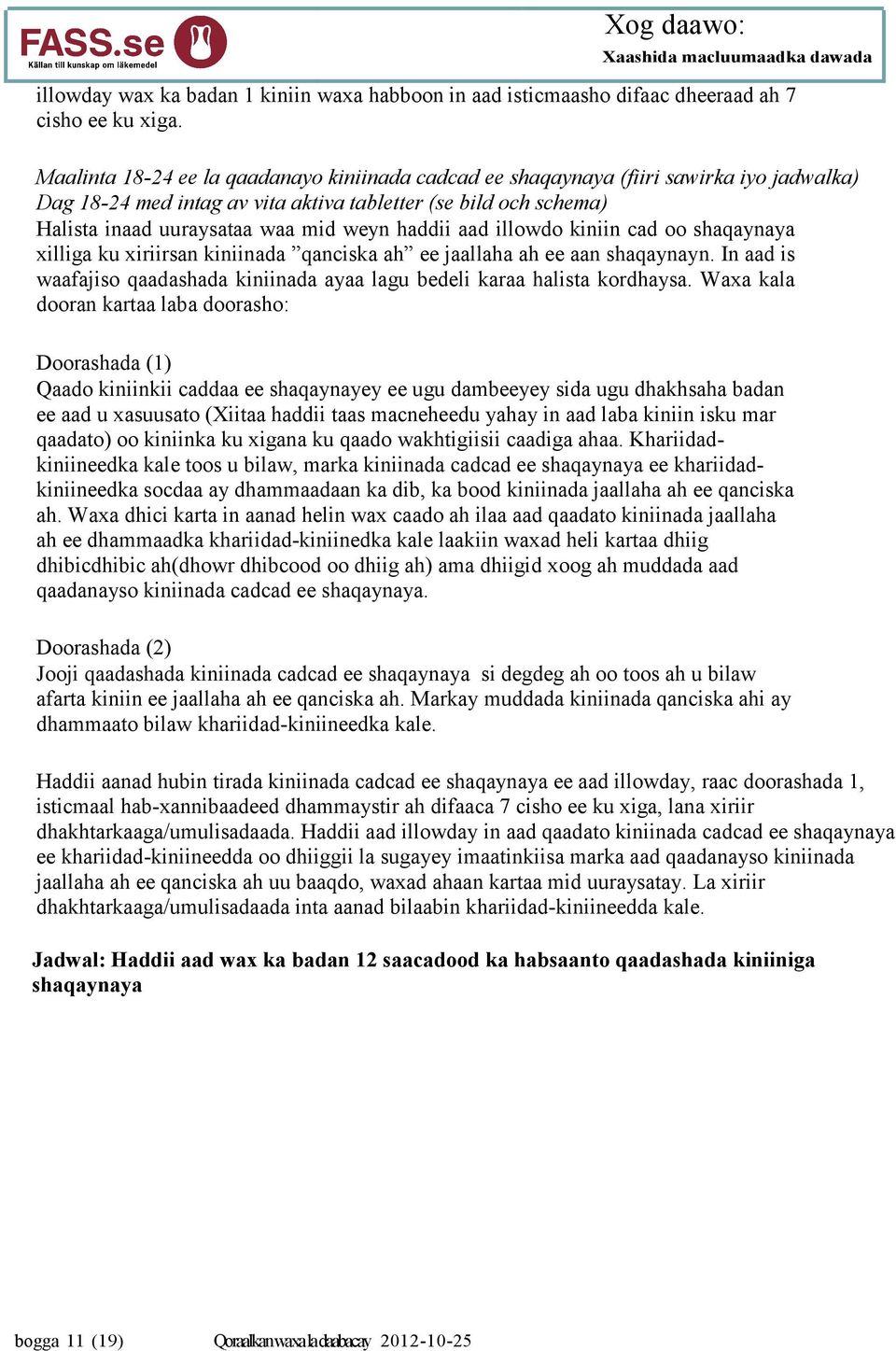 haddii aad illowdo kiniin cad oo shaqaynaya xilliga ku xiriirsan kiniinada qanciska ah ee jaallaha ah ee aan shaqaynayn.