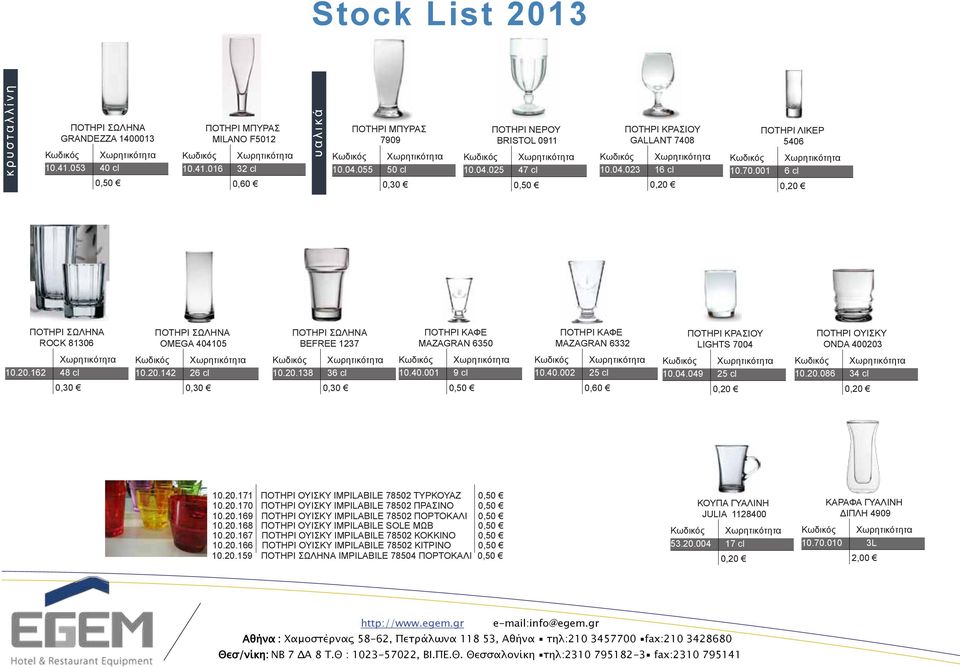20.142 26 cl 10.20.138 36 cl 10.40.001 9 cl 10.40.002 25 cl 10.04.049 25 cl 10.20.086 34 cl 10.20.171 ΠΟΤΗΡΙ ΟΥΙΣΚΥ IMPILABILE 78502 ΤΥΡΚΟΥΑΖ 10.20.170 ΠΟΤΗΡΙ ΟΥΙΣΚΥ IMPILABILE 78502 ΠΡΑΣΙΝΟ 10.20.169 ΠΟΤΗΡΙ ΟΥΙΣΚΥ IMPILABILE 78502 ΠΟΡΤΟΚΑΛΙ 10.