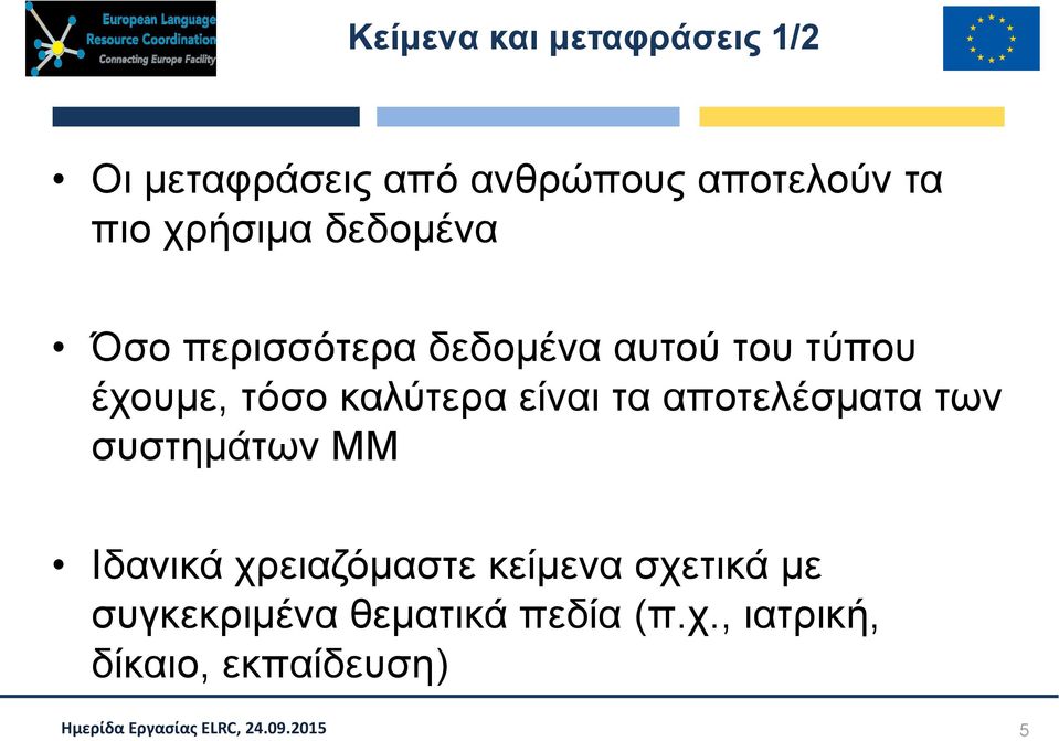 καλύτερα είναι τα αποτελέσματα των συστημάτων ΜΜ Ιδανικά χρειαζόμαστε