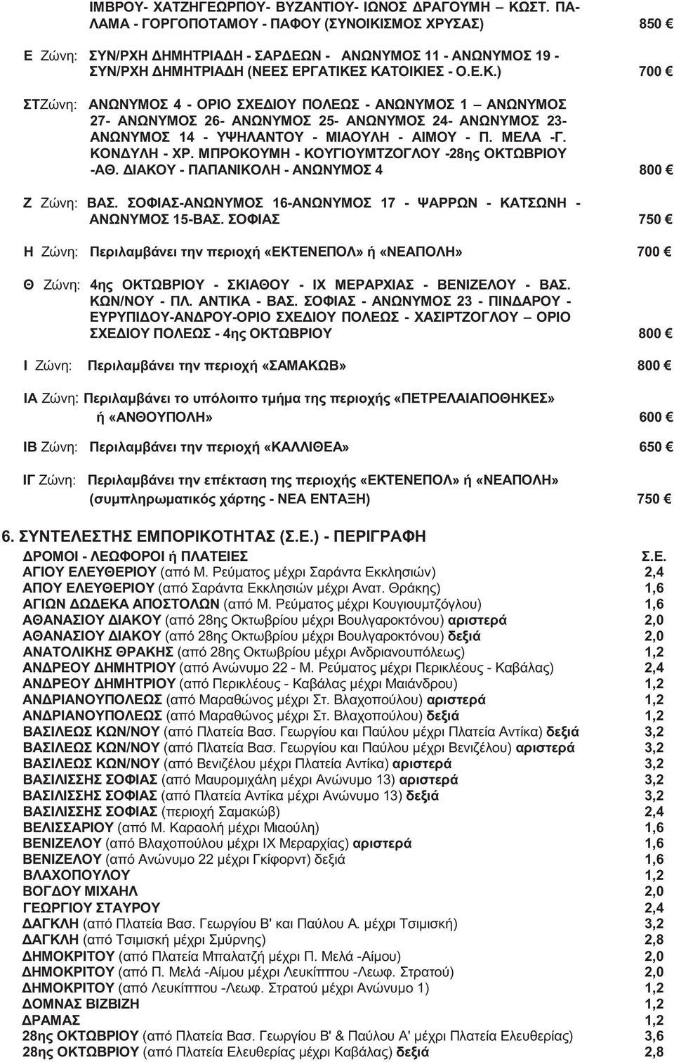 ΣΜΟΣ ΧΡΥΣΑΣ) 850 Ε Ζώνη: ΣΥΝ/ΡΧΗ ΔΗΜΗΤΡΙΑΔΗ - ΣΑΡΔΕΩΝ - ΑΝΩΝΥΜΟΣ 11 - ΑΝΩΝΥΜΟΣ 19 - ΣΥΝ/ΡΧΗ ΔΗΜΗΤΡΙΑΔΗ (ΝΕΕΣ ΕΡΓΑΤΙΚΕ