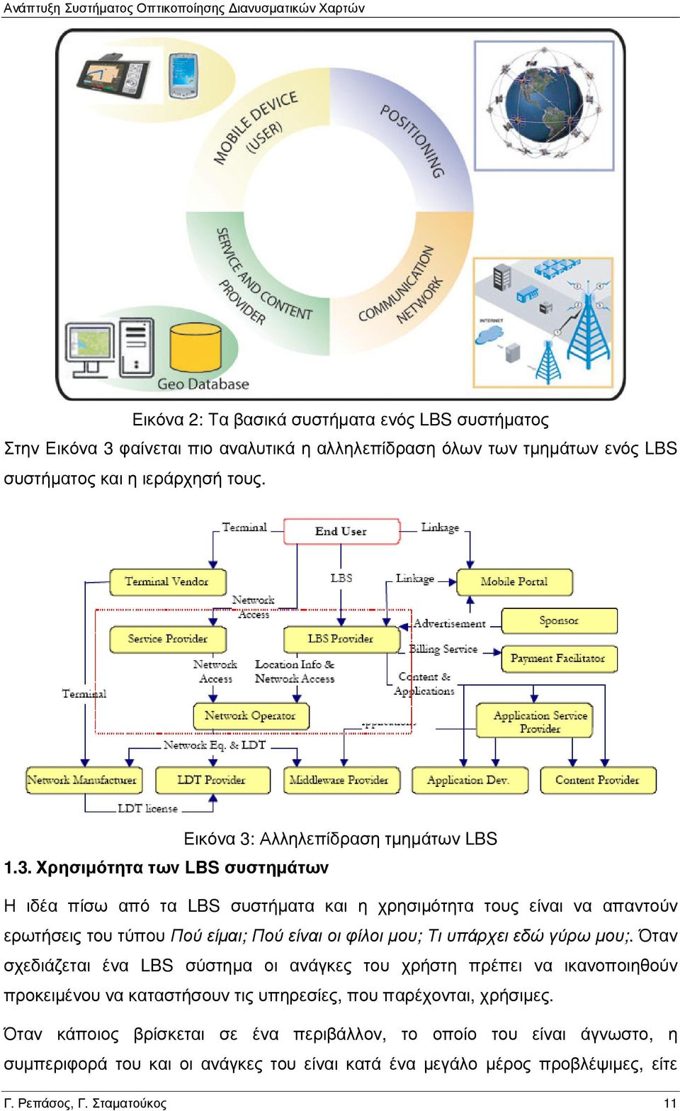 Αλληλεπίδραση τµηµάτων LBS 1.3.