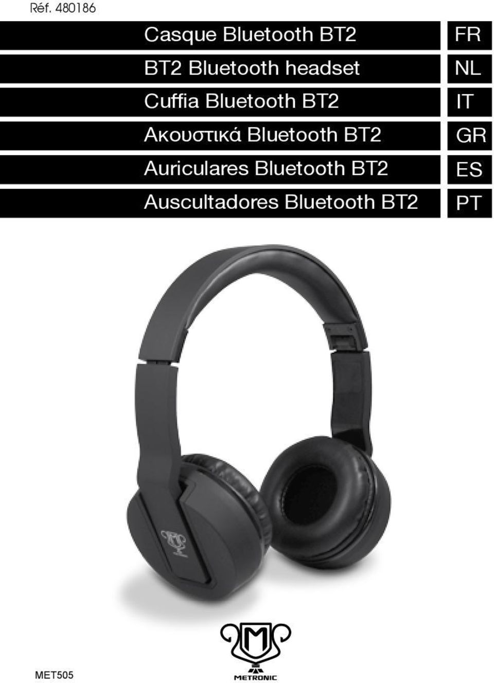 Ακουστικά Bluetooth BT2 Auriculares