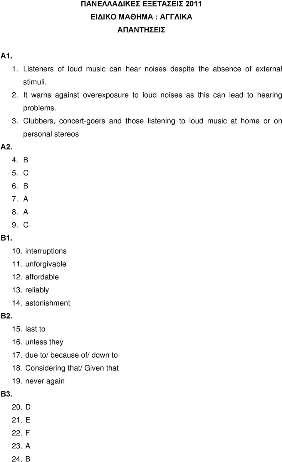 It warns against overexposure to loud noises as this can lead to hearing problems. 3.