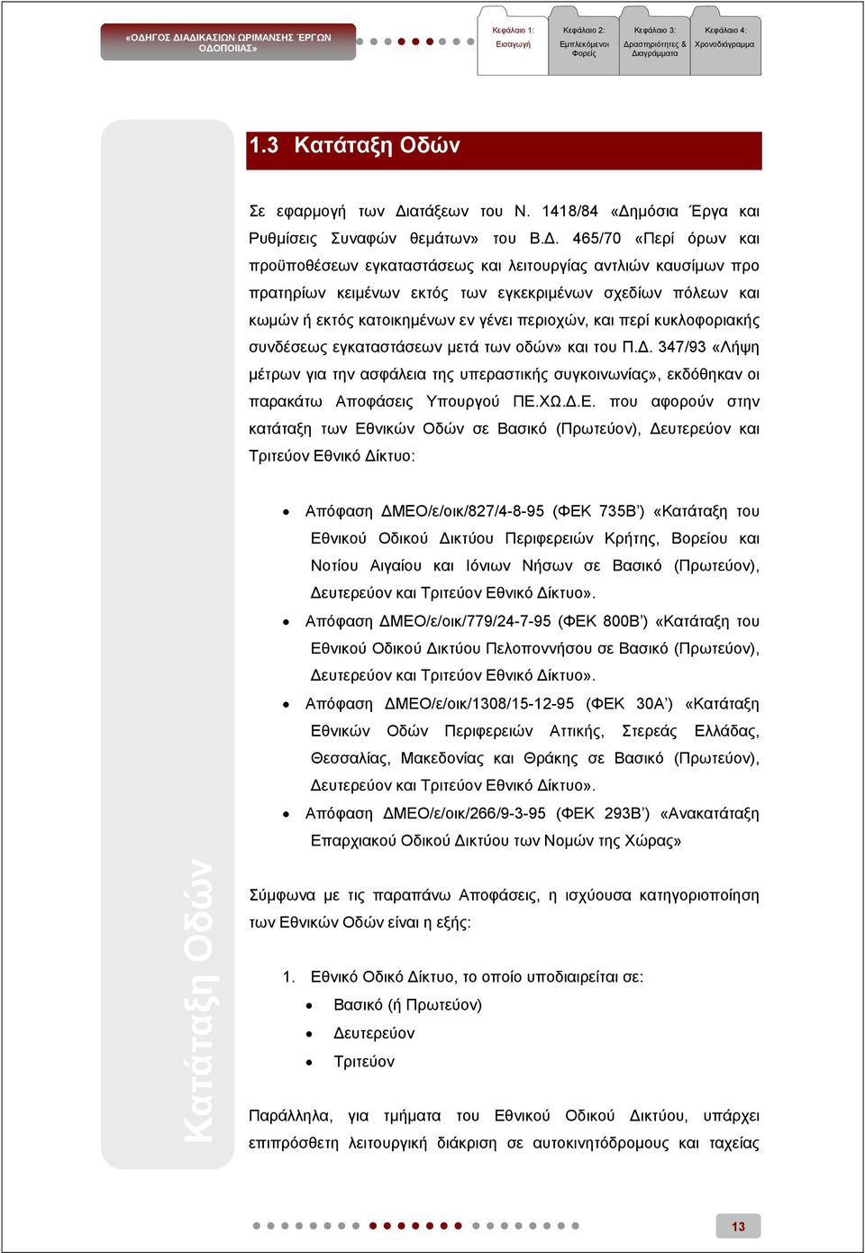 μόσια Έργα και Ρυθμίσεις Συναφών θεμάτων» του Β.Δ.