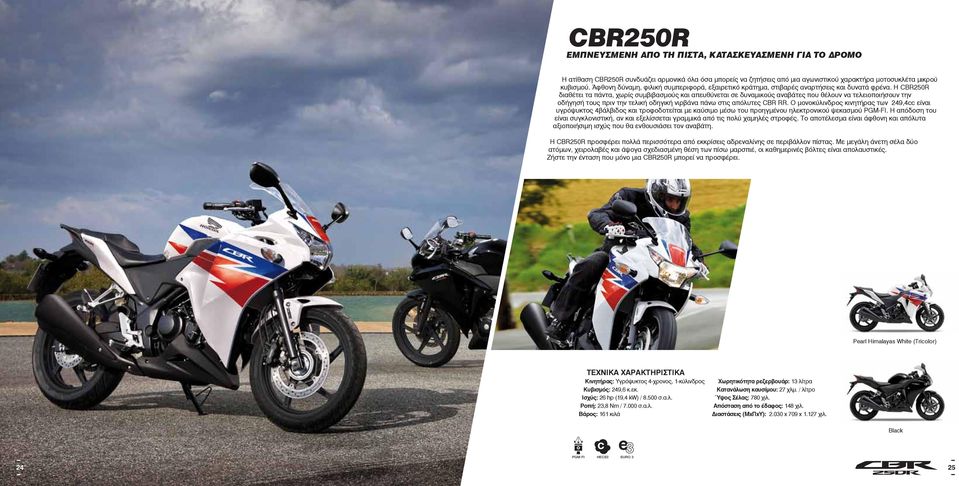 Η CBR250R διαθέτει τα πάντα, χωρίς συμβιβασμούς και απευθύνεται σε δυναμικούς αναβάτες που θέλουν να τελειοποιήσουν την οδήγησή τους πριν την τελική οδηγική νιρβάνα πάνω στις απόλυτες CBR RR.