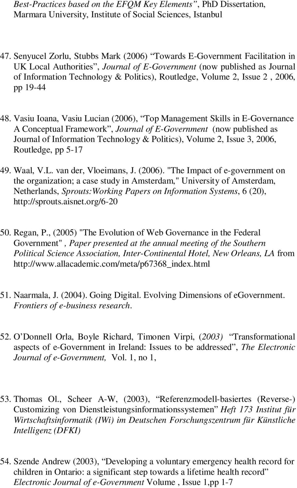 Volume 2, Issue 2, 2006, pp 19-44 48.