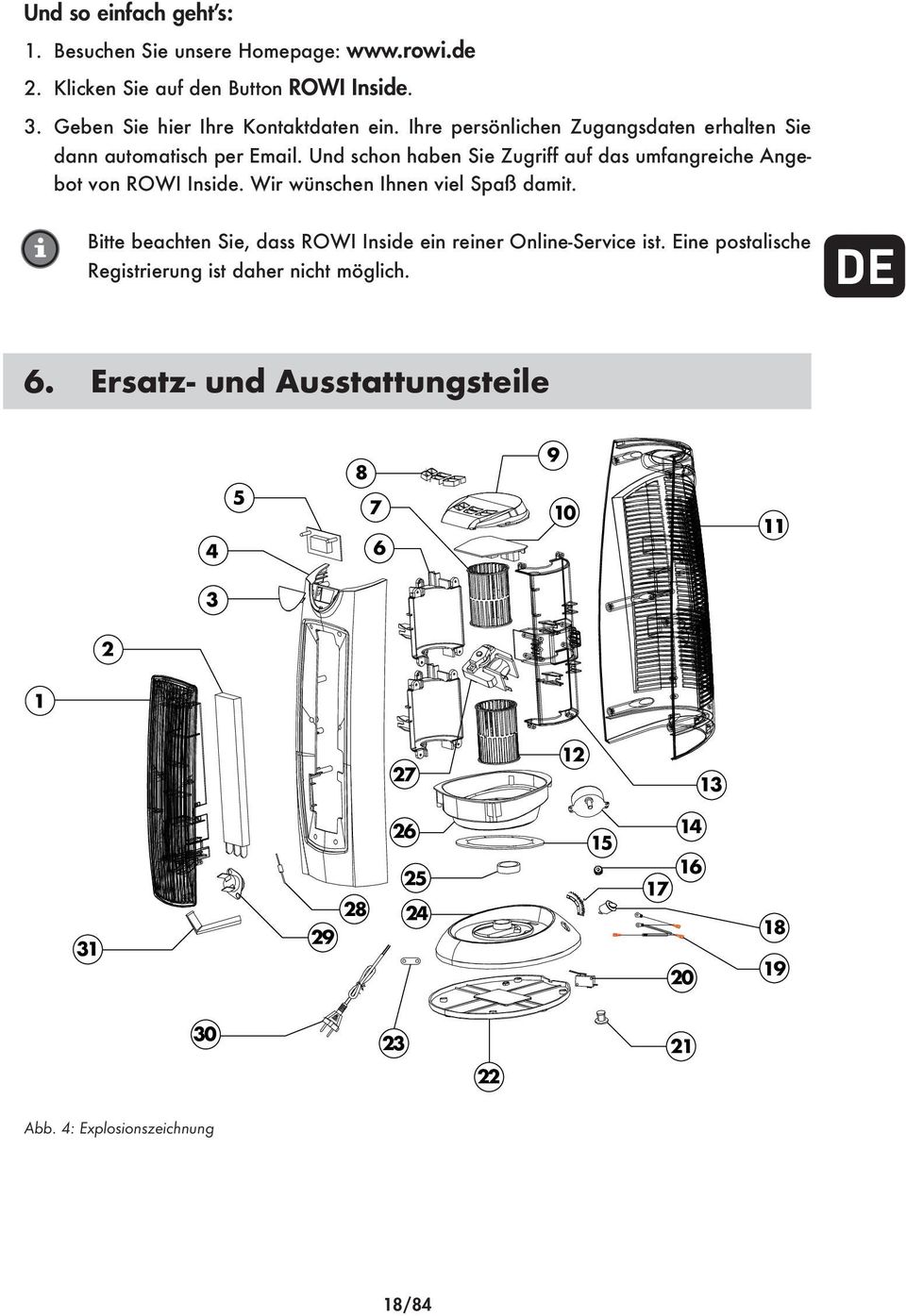 Wir wünschen Ihnen viel Spaß damit. Bitte beachten Sie, dass ROWI Inside ein reiner Online-Service ist.