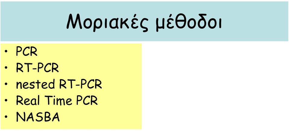 Real Time PCR