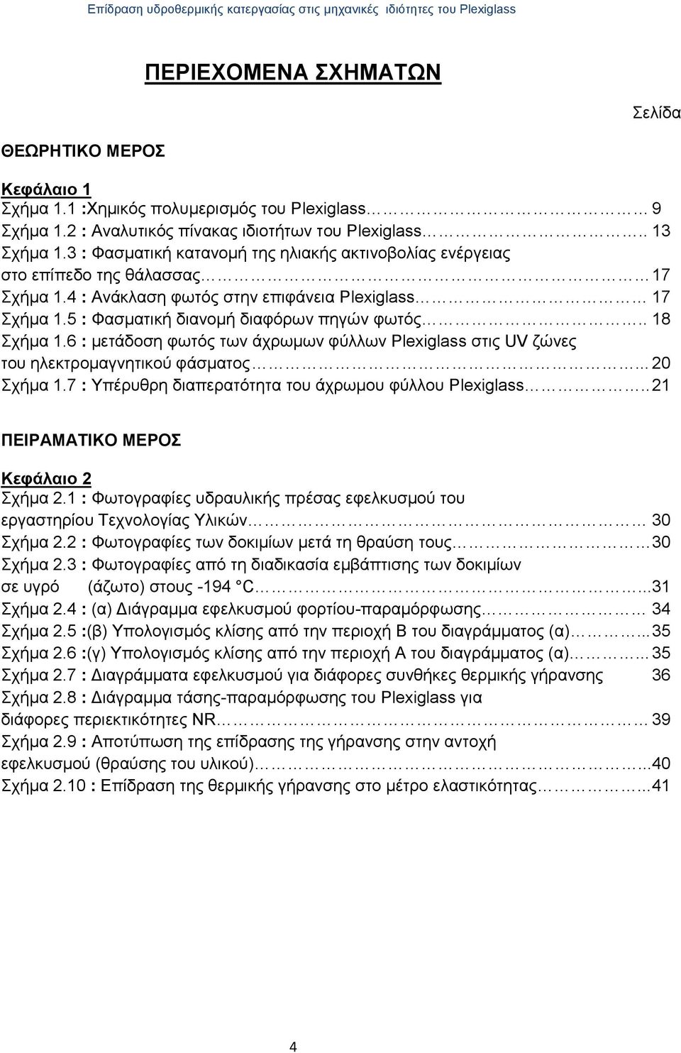 . 18 Σχήμα 1.6 : μετάδοση φωτός των άχρωμων φύλλων Plexiglass στις UV ζώνες του ηλεκτρομαγνητικού φάσματος... 20 Σχήμα 1.7 : Υπέρυθρη διαπερατότητα του άχρωμου φύλλου Plexiglass.