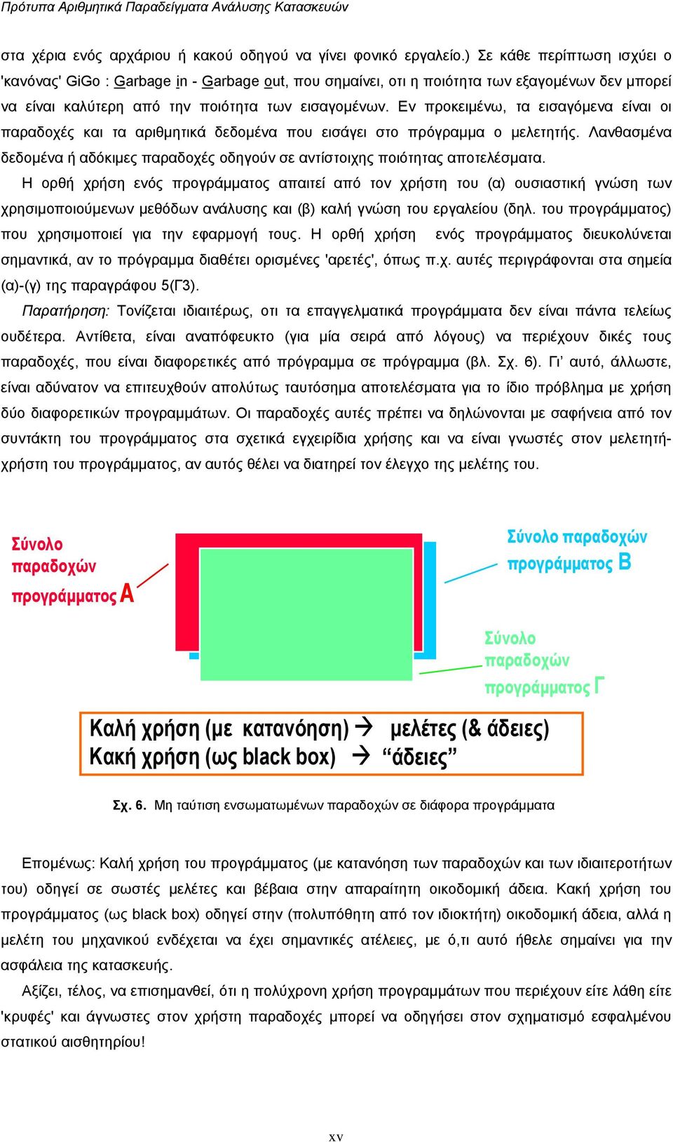 Eν προκειµένω, τα εισαγόµενα είναι οι παραδοχές και τα αριθµητικά δεδοµένα που εισάγει στο πρόγραµµα ο µελετητής.