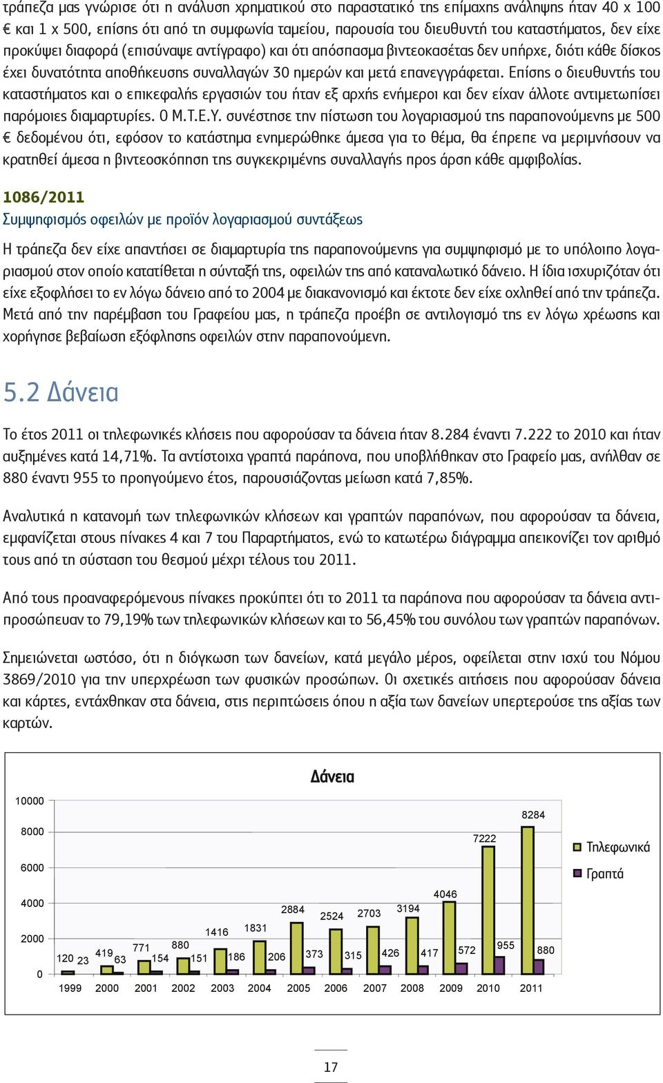 Επίσης ο διευθυντής του καταστήματος και ο επικεφαλής εργασιών του ήταν εξ αρχής ενήμεροι και δεν είχαν άλλοτε αντιμετωπίσει παρόμοιες διαμαρτυρίες. Ο Μ.Τ.Ε.Υ.