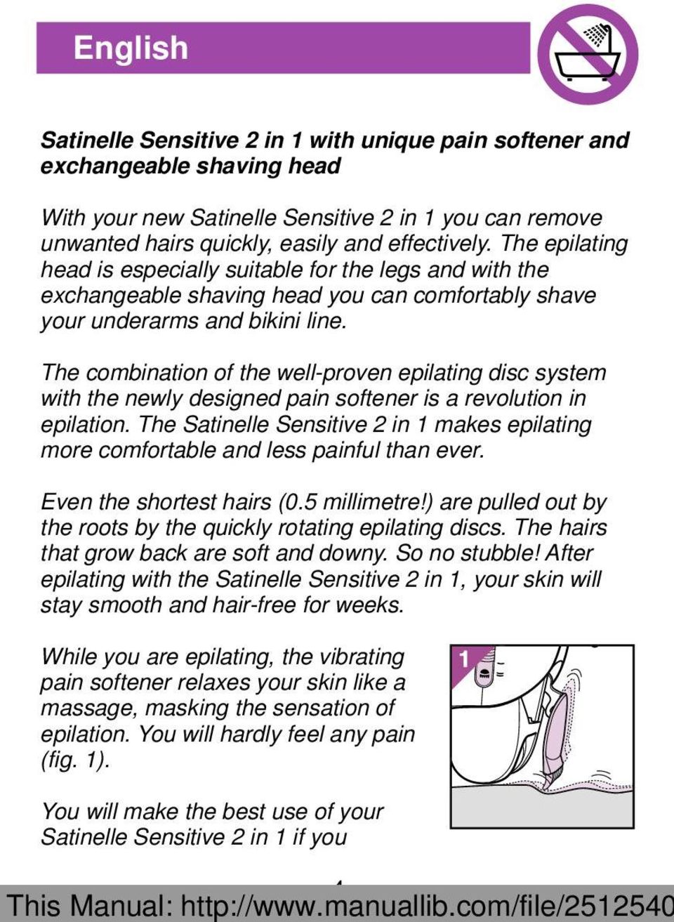 The combination of the well-proven epilating disc system with the newly designed pain softener is a revolution in epilation.