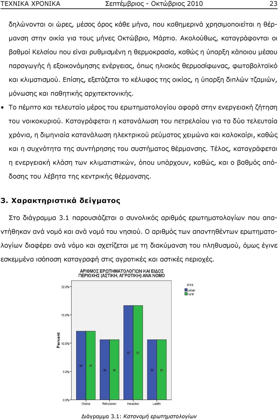 κλιματισμού. Επίσης, εξετάζεται το κέλυφος της οικίας, η ύπαρξη διπλών τζαμιών, μόνωσης και παθητικής αρχιτεκτονικής.